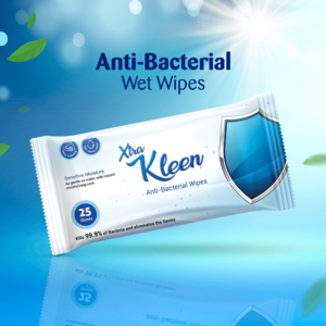 XtraKleen Anti-Bacterial Wet Wipes